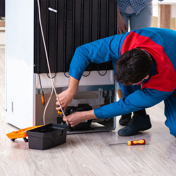 how long does it usually take to repair a refrigerator in Henderson County